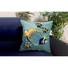 Load image into Gallery viewer, Liora Manne Frontporch Aquarium Indoor Outdoor Pillow Ocean