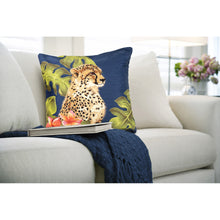 Load image into Gallery viewer, Liora Manne Illusions Cheetahs Indoor Outdoor Decorative Pillow Jungle