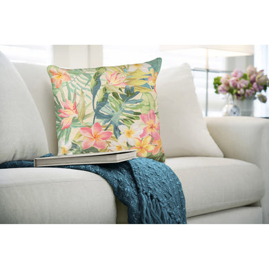 Liora Manne Illusions Paradise Indoor Outdoor Decorative Pillow Pastel