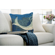 Load image into Gallery viewer, Liora Manne Marina Mermaids Are Real Indoor Outdoor Decorative Pillow Ocean