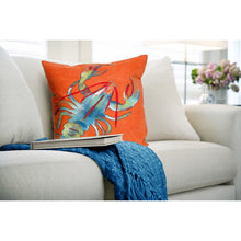 Load image into Gallery viewer, Liora Manne Visions II Lobster Indoor Outdoor Decorative Pillow Orange