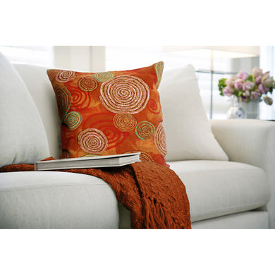 Liora Manne Visions III Graffiti Swirl Indoor Outdoor Decorative Pillow Warm