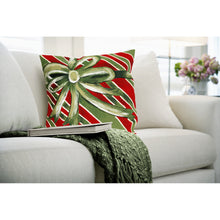 Load image into Gallery viewer, Liora Manne Visions III Gift Box Indoor Outdoor Decorative Pillow Green