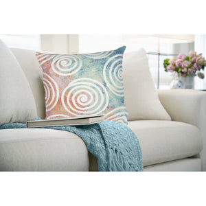 Liora Manne Visions IV Curl Indoor Outdoor Decorative Pillow Pastel