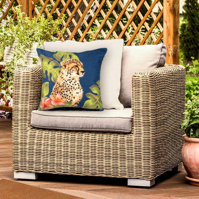 Liora Manne Illusions Cheetahs Indoor Outdoor Decorative Pillow Jungle