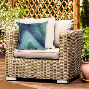 Liora Manne Visions III Ripples Indoor Outdoor Decorative Pillow Gulf