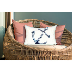 Liora Manne Visions II Marina Indoor Outdoor Decorative Pillow White