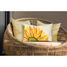 Load image into Gallery viewer, Liora Manne Visions III Sunflower Indoor Outdoor Decorative Pillow Yellow