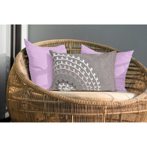 Liora Manne Visions III Ombre Threads Indoor Outdoor Decorative Pillow Grey