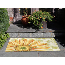 Load image into Gallery viewer, Liora Manne Illusions Sunflower Indoor Outdoor Mat Yellow