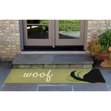 Load image into Gallery viewer, Liora Manne Frontporch Woof Indoor Outdoor Area Rug Green