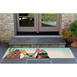 Liora Manne Frontporch Ski Patrol Indoor Outdoor Area Rug Multi