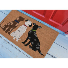 Load image into Gallery viewer, Liora Manne Natura Three Dogs Outdoor Mat Natural 1&#39;6&quot; x 2&#39;6&quot;