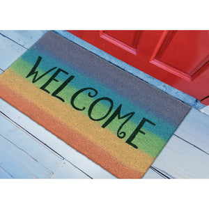 Liora Manne Natura Welcome Outdoor Mat Rainbow 1'6" x 2'6"