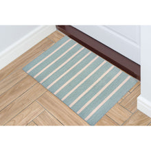 Load image into Gallery viewer, Liora Manne Sorrento Pinstripe Indoor Outdoor Area Rug Water