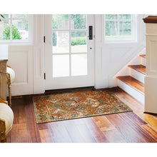 Load image into Gallery viewer, Liora Manne Marina Kashan Indoor Outdoor Area Rug Amber