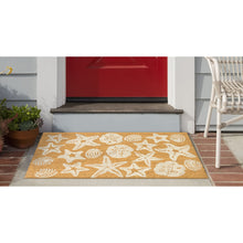 Load image into Gallery viewer, Liora Manne Natura Shells Outdoor Door Mat White