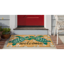 Load image into Gallery viewer, Liora Manne Natura Seaturtle Welcome Outdoor Door Mat Natural