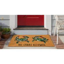 Load image into Gallery viewer, Liora Manne Natura No Crabs Allowed Outdoor Door Mat Natural