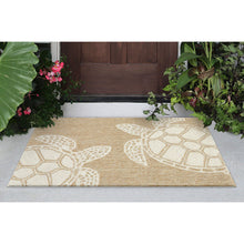 Load image into Gallery viewer, Liora Manne Capri Turtle Indoor Outdoor Area Rug Neutral
