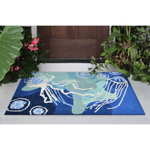 Load image into Gallery viewer, Liora Manne Capri Jelly Fish Indoor Outdoor Area Rug Ocean