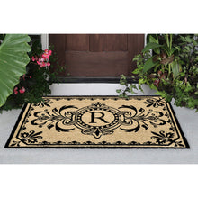 Load image into Gallery viewer, Liora Manne Dwell Vine Outdoor Mat Black R