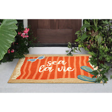 Load image into Gallery viewer, Liora Manne Frontporch Sea La Vie Indoor Outdoor Area Rug Natural