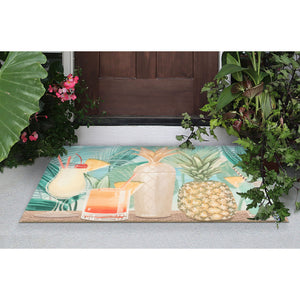 Liora Manne Illusions Patio Party Indoor Outdoor Mat Tropical