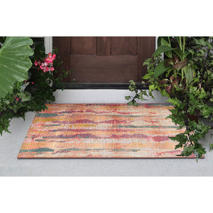 Liora Manne Marina Reflection Indoor Outdoor Area Rug Blush