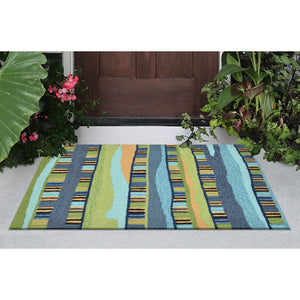 Liora Manne Ravella Fiesta Indoor Outdoor Area Rug Cool