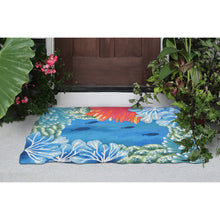 Load image into Gallery viewer, Liora Manne Visions IV Reef Border Indoor Outdoor Area Rug Blue