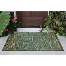 Load image into Gallery viewer, Liora Manne Visions V Arch Tile Indoor Outdoor Area Rug Lapis