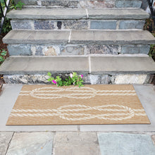 Load image into Gallery viewer, Liora Manne Capri Ropes Indoor Outdoor Area Rug Neutral