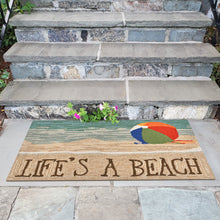 Load image into Gallery viewer, Liora Manne Frontporch Life&#39;s A Beach Indoor Outdoor Area Rug Sand