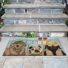 Load image into Gallery viewer, Liora Manne Frontporch Fishing Patrol Indoor Outdoor Area Rug Dk Multi