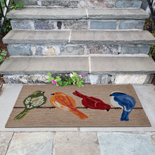 Load image into Gallery viewer, Liora Manne Frontporch Birds Indoor Outdoor Area Rug Neutral