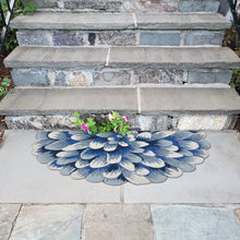 Load image into Gallery viewer, Liora Manne Frontporch Mum Indoor Outdoor Rug Blue