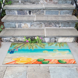 Liora Manne Illusions Beach Party Indoor Outdoor Mat Multi