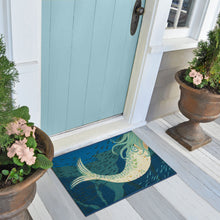 Load image into Gallery viewer, Liora Manne Esencia Mermaids Are Real Indoor Outdoor Mat Ocean