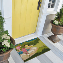 Load image into Gallery viewer, Liora Manne Esencia Bathing Birdies Indoor Outdoor Mat Green