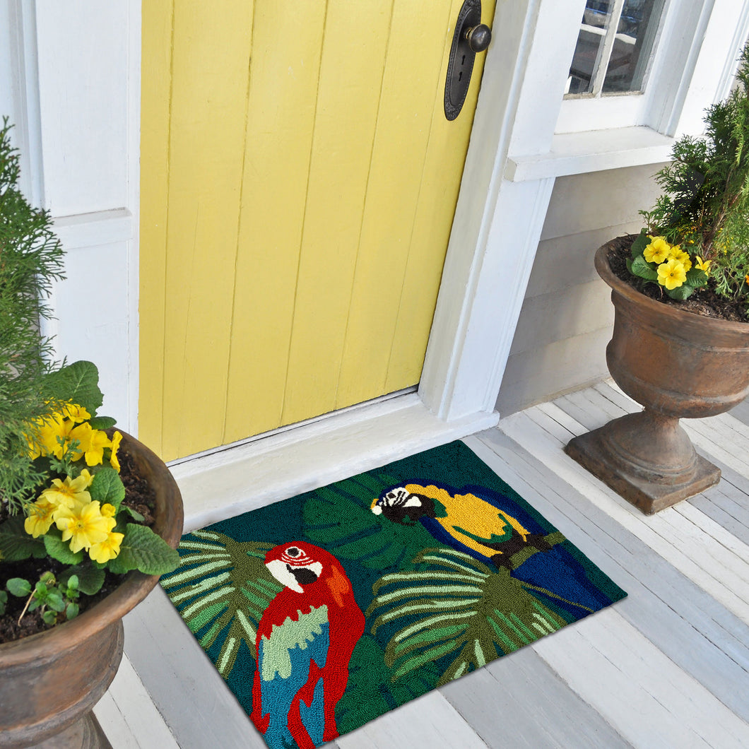 Liora Manne Frontporch Parrot Pals Indoor Outdoor Area Rug Multi