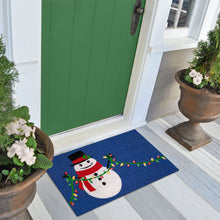 Load image into Gallery viewer, Liora Manne Natura Frosty And Bright Outdoor Door Mat Navy 1&#39;6&quot; x 2&#39;6&quot;