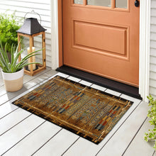 Load image into Gallery viewer, Liora Manne Esencia Tribal Stripe Indoor Outdoor Mat Gold