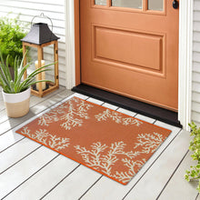 Load image into Gallery viewer, Liora Manne Esencia Coral Edge Indoor Outdoor Mat Sunset