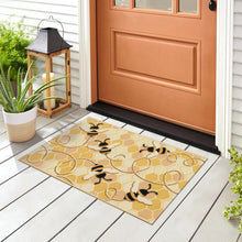 Load image into Gallery viewer, Liora Manne Esencia Bee Free Indoor Outdoor Mat Honey