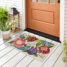 Load image into Gallery viewer, Liora Manne Esencia Secret Garden Indoor Outdoor Mat Cream