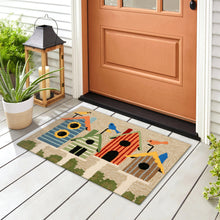 Load image into Gallery viewer, Liora Manne Frontporch Birdhouses Indoor Outdoor Area Rug Multi