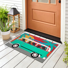 Load image into Gallery viewer, Liora Manne Frontporch Beach Trip Indoor Outdoor Area Rug Turquoise