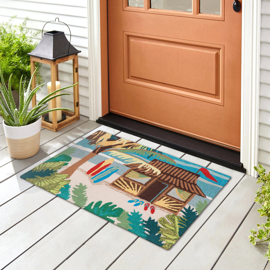 Liora Manne Frontporch Tiki Hut Indoor Outdoor Area Rug Multi