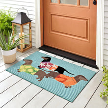 Load image into Gallery viewer, Liora Manne Frontporch Tropical Hounds Indoor Outdoor Area Rug Multi